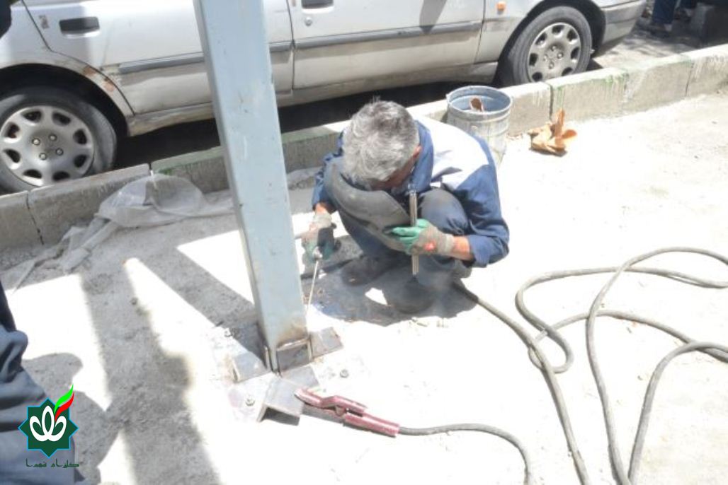 نصب اولین تابلوی گلزار شهدا در تهران سال 1405