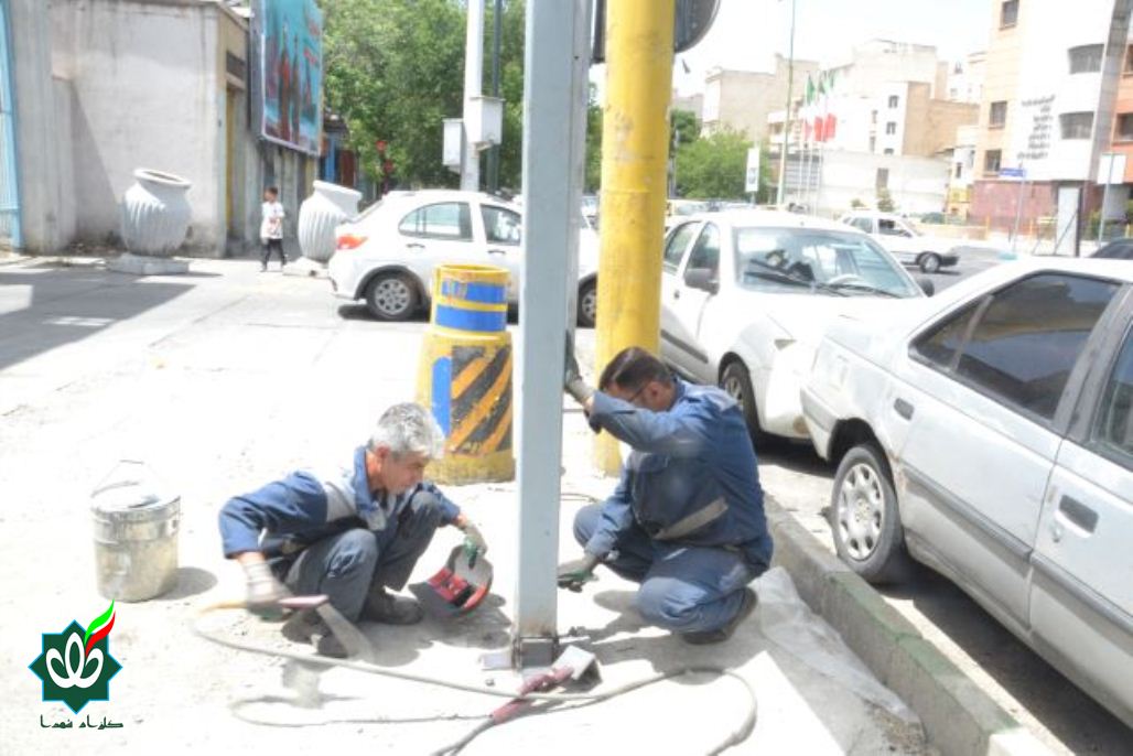 نصب اولین تابلوی گلزار شهدا در تهران سال 1405