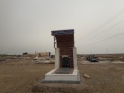 قاب عشق، سنگ مزار شهدا در گلزار شهدای روستای ابوشانک