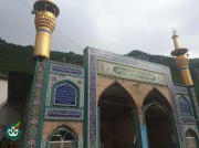 گلزار شهدای روستای زیارت - آستان مقدس امامزاده عبدالله بن موسی کاظم علیه السلام