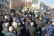 مراسم تشییع و خاکسپاری شهدای گلنام منطقه 13 تهران - بوستان سیمرغ