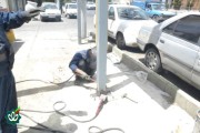 نصب اولین تابلوی گلزار شهدا در تهران سال 1405