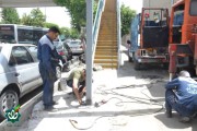 نصب اولین تابلوی گلزار شهدا در تهران سال 1405
