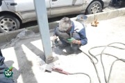 نصب اولین تابلوی گلزار شهدا در تهران سال 1405