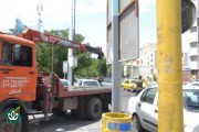 نصب اولین تابلوی گلزار شهدا در تهران سال 1405