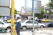نصب اولین تابلوی گلزار شهدا در تهران سال 1405